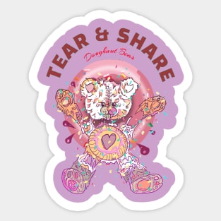 Tear & Share Bear Sticker